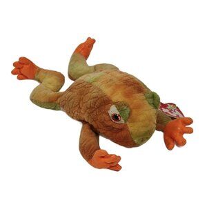 TY Beanie Baby Prince Frog 2000 Surface Washable Polyester Fiber Plush Toy 8"